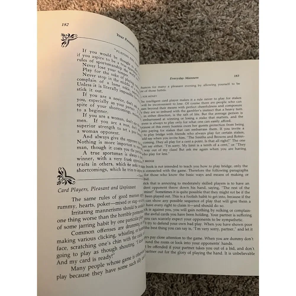 Emily Posts Etiquette Book 14th Edition HC 1984 Vintage Classic Guide To Modern